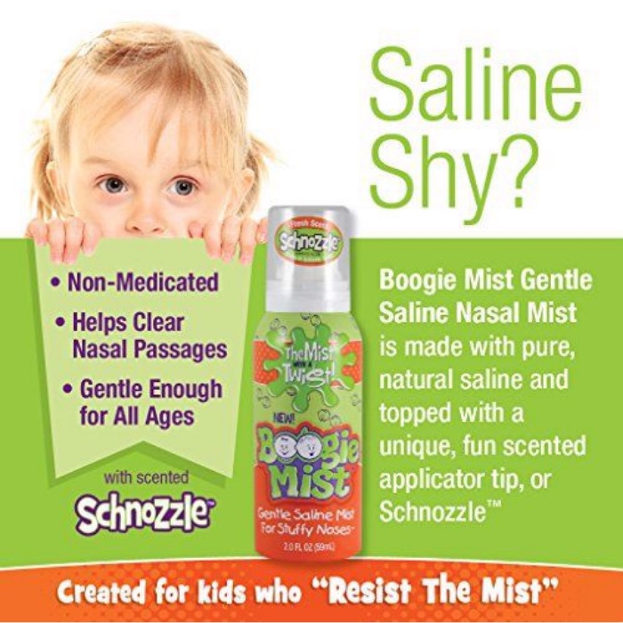 Xịt Mũi Boogie Mist Vô Trùng kháng Khuẩn 89g Cho Bé