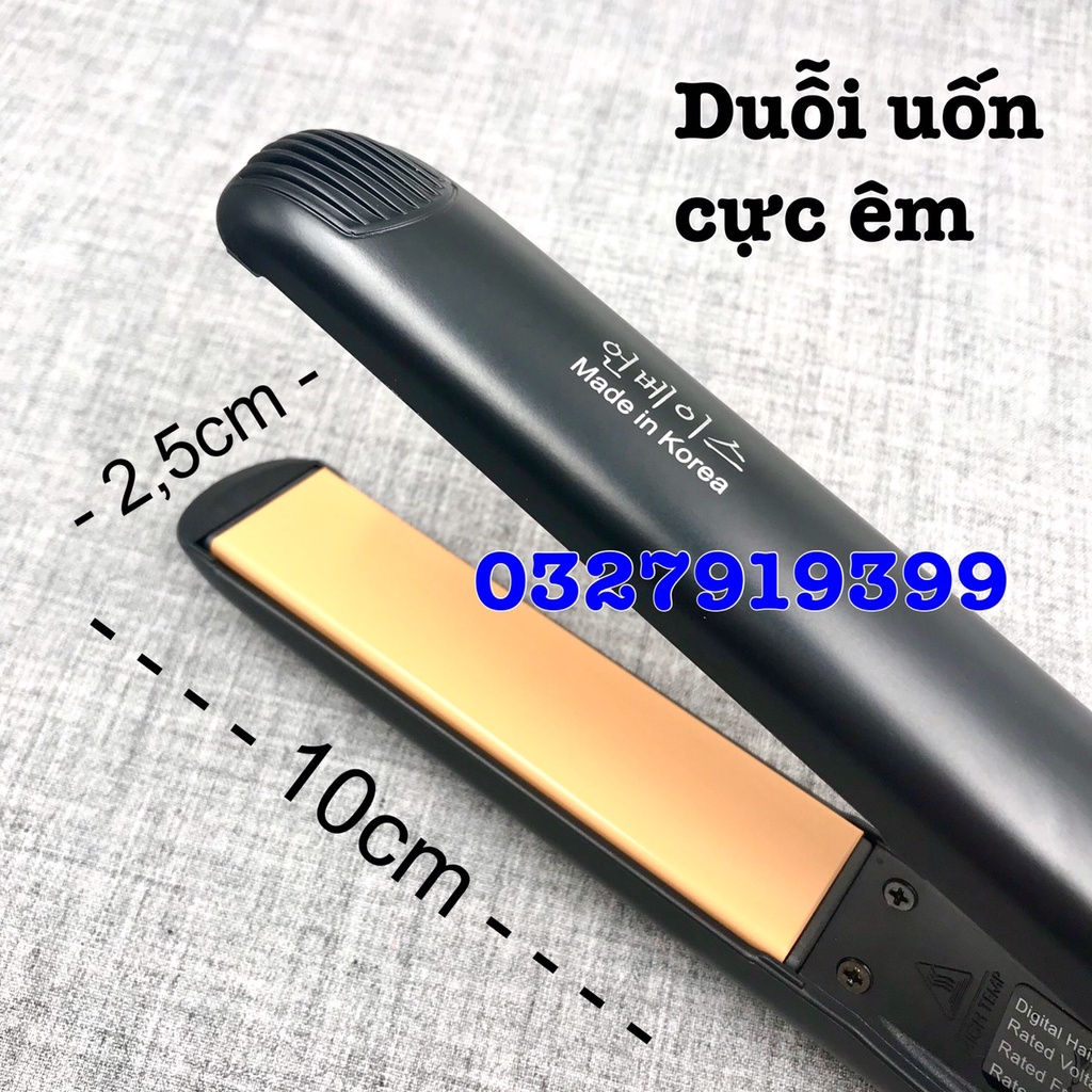 ✅Freeship-Quà Tặng✅ Máy duỗi tóc cao cấp có màn hình EPS 801- bản nhỏ 2,5cm