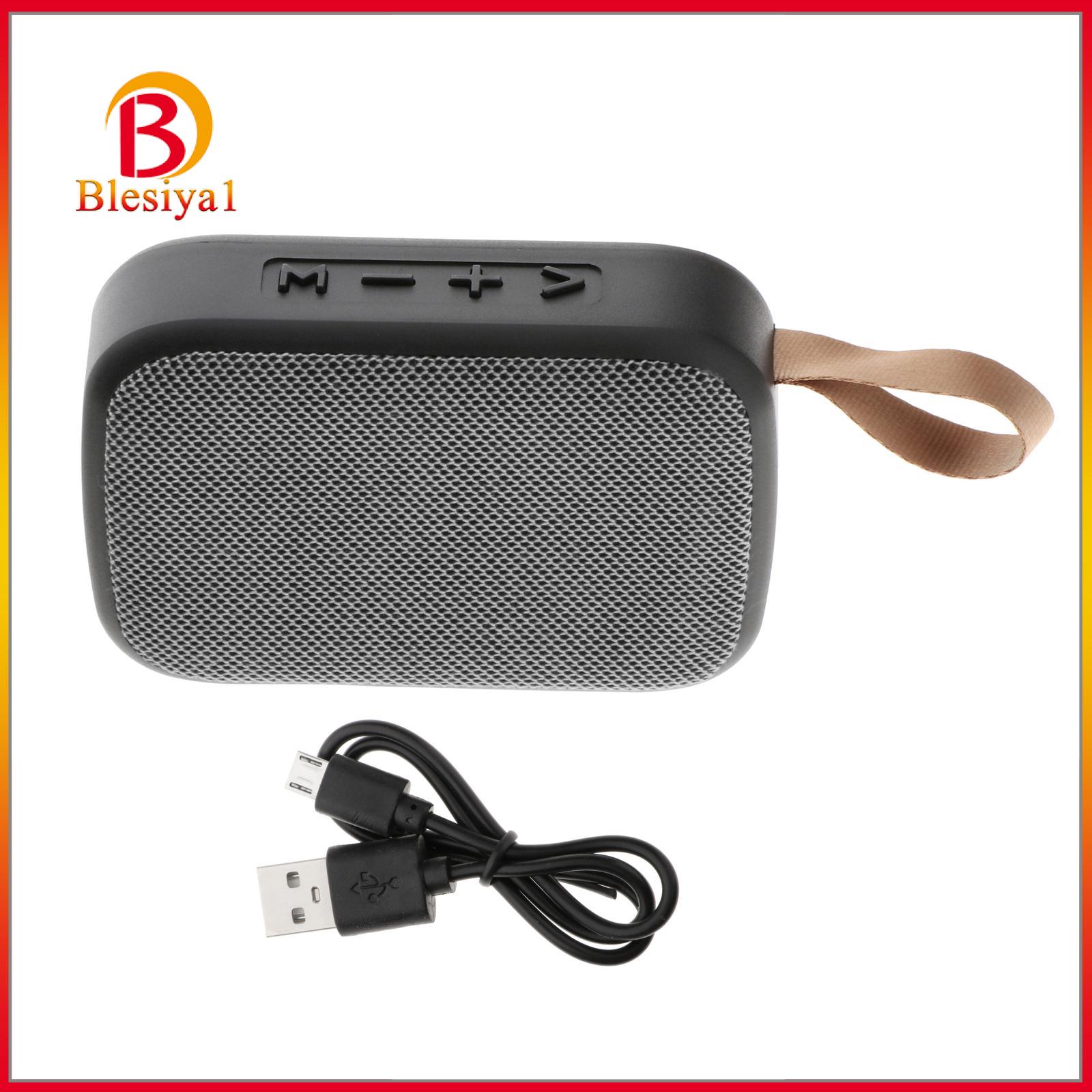 Loa Bluetooth Không Dây Hỗ Trợ Usb Màu Xanh Dương Kèm Phụ Kiện Chất Lượng Cao