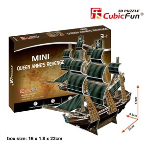 Mô hình giấy 3D CubicFun - Các mô hình kiến trúc tàu xe mini