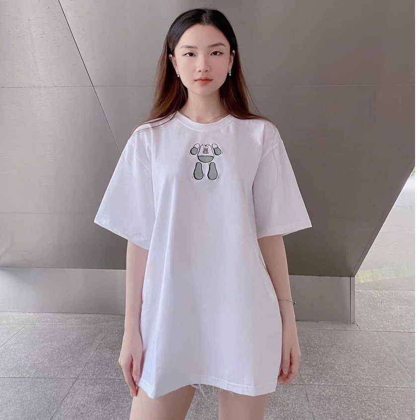 Áo Thun Gấu Cut Đầu Peonyb Nữ [FREESHIP]  Phông form rộng tay lỡ in hình vintage, 3158 oversize đẹp cá tính Ulzzang