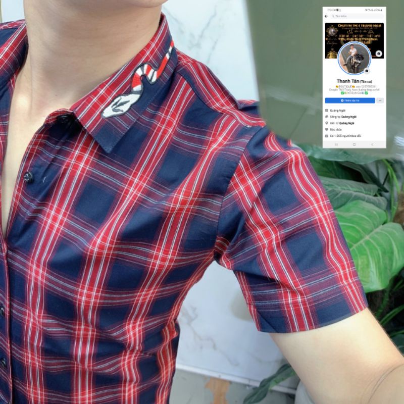 Áo sơ mi nam ngắn tay BBR loang màu kẻ sọc caro nhiều màu ,chất liệu cotton thoáng mát, không nhăn, không bai xù | BigBuy360 - bigbuy360.vn