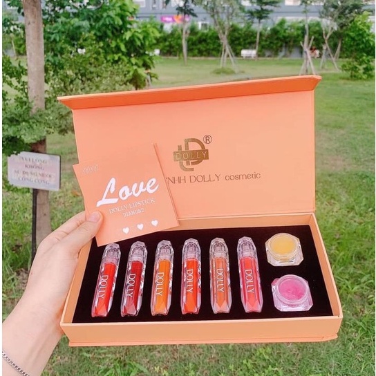 Son Lì Son Kem  DOLLY DIAMOND VELVET Không Chì Cao Cấp Chính Hãng