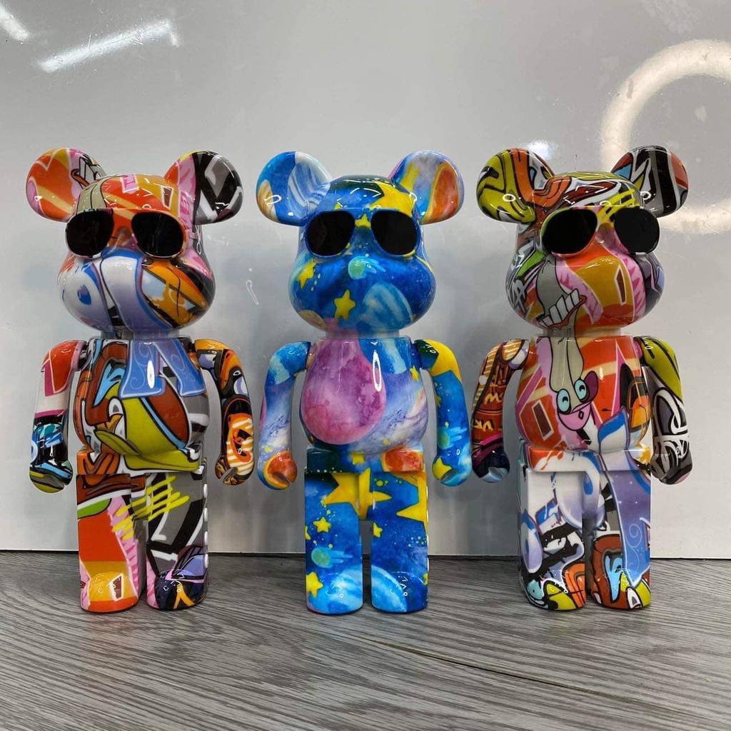 Loa bluetooth gấu bearbrick Loa deco không dây hot trend bảo hành 24 tháng