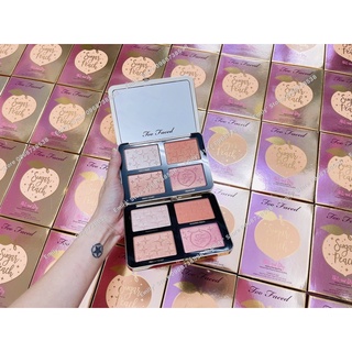 (lỗi vỡ, đã nén như hình) Bảng má hồng dạng phấn Too Faced Sugar Peach Wet and Dry