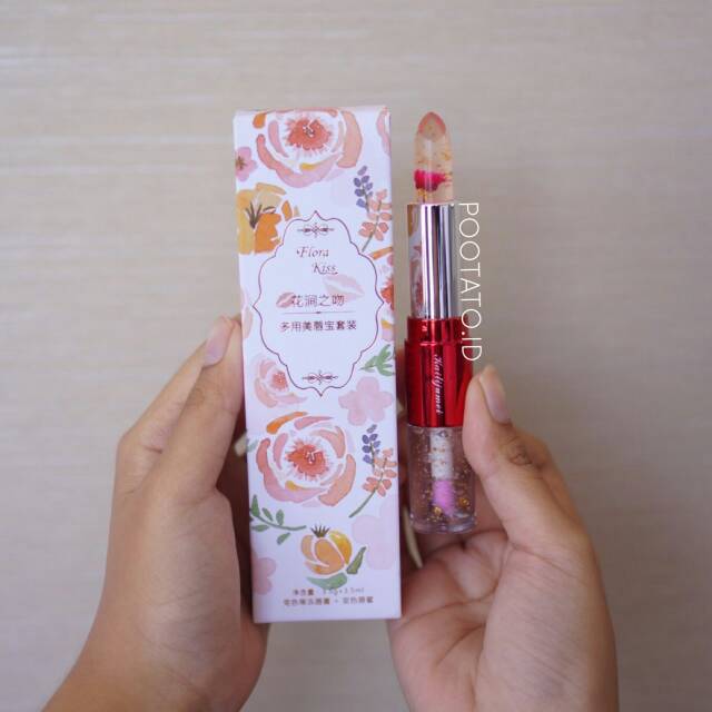 (Hàng Mới Về) Son Môi Kailijumei 2 Trong 1 + Son Bóng