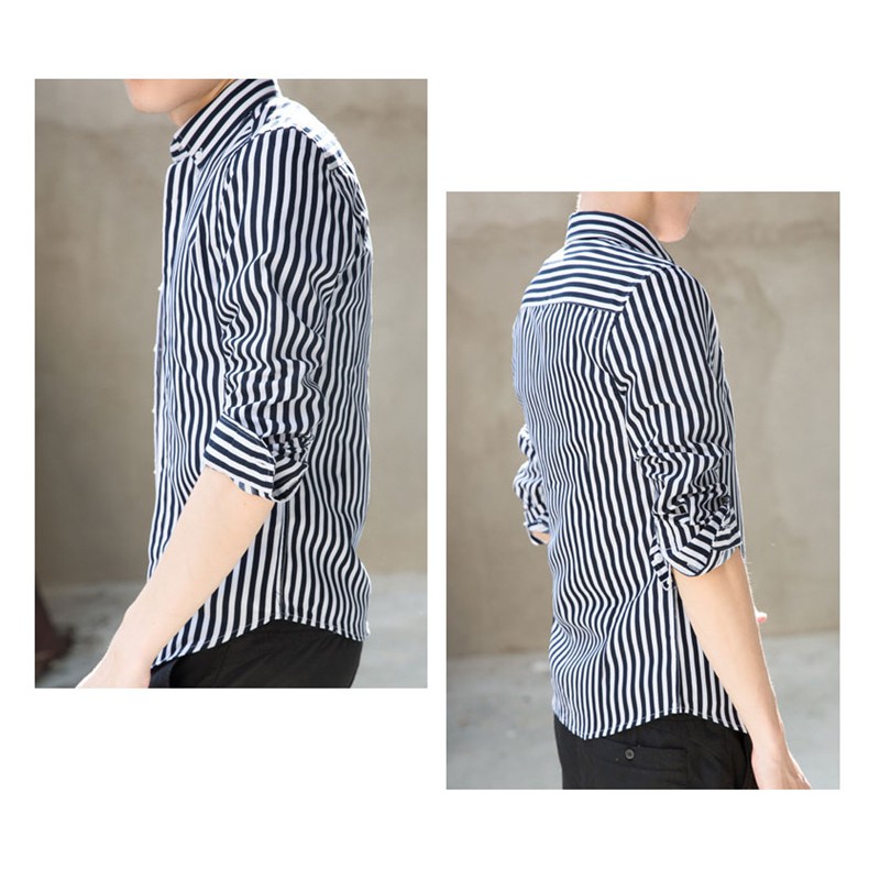 [ XẢ HÀNG] 𝘼́𝙤 𝙎𝙤̛ 𝙈𝙞 𝙉𝙖𝙢 𝙆𝙚̉ 𝙎𝙤̣𝙘 Dài Tay, Cổ Bẻ - Chất Lụa Cotton, Hàng VNXK - SMKS l OMAN | BigBuy360 - bigbuy360.vn