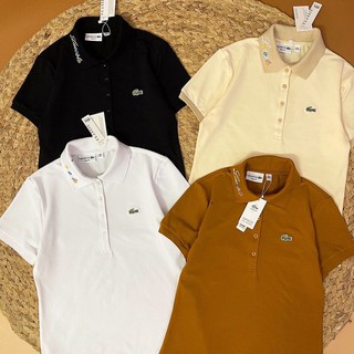 Áo polo L.a.c.o.s.t.e cổ thêu