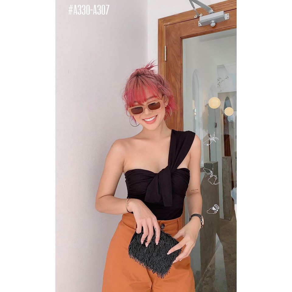 Áo crop xoắn ngực - MSA330