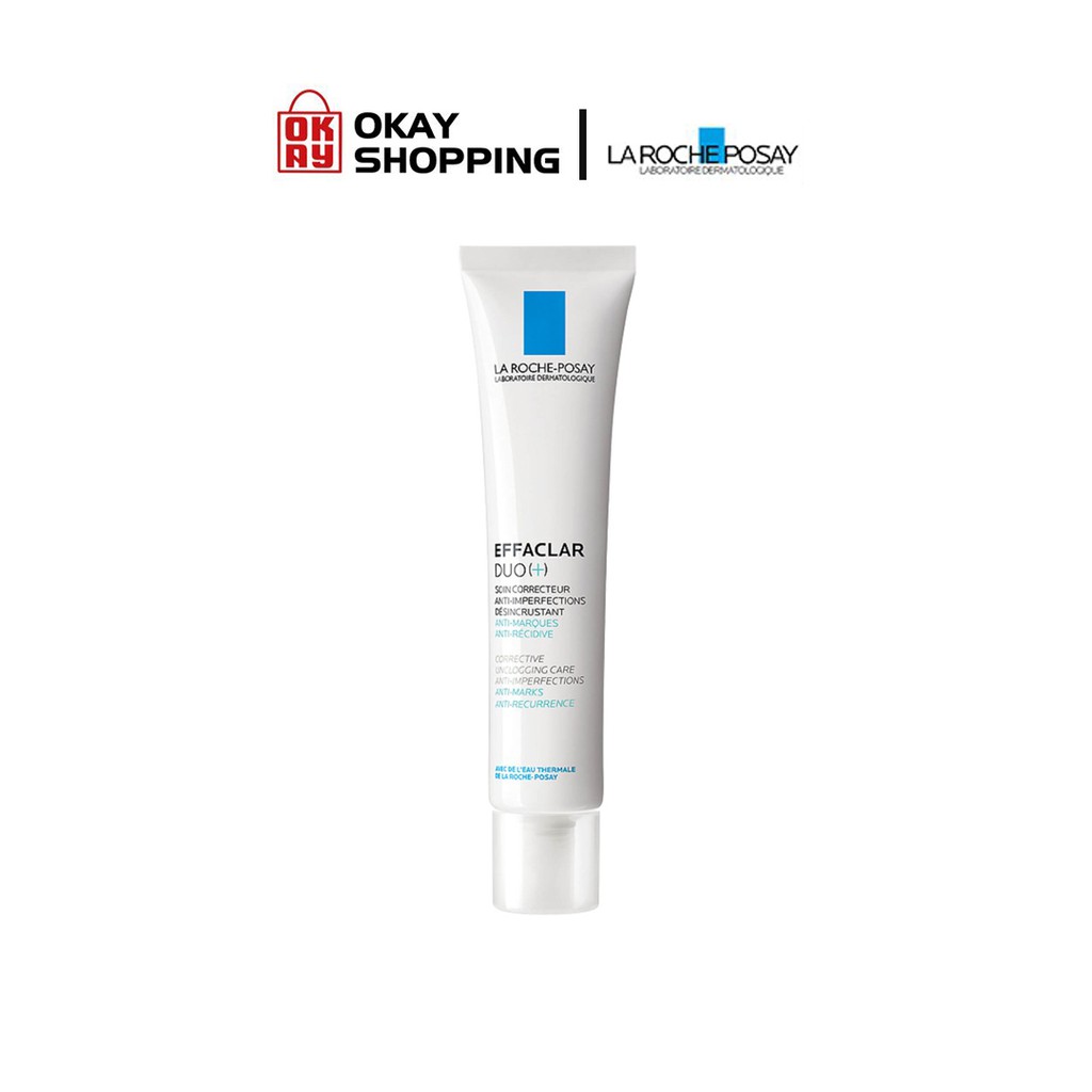 Kem dưỡng giảm mụn, ngừa mụn tái phát La Roche-Posay Effaclar Duo+ 40ml