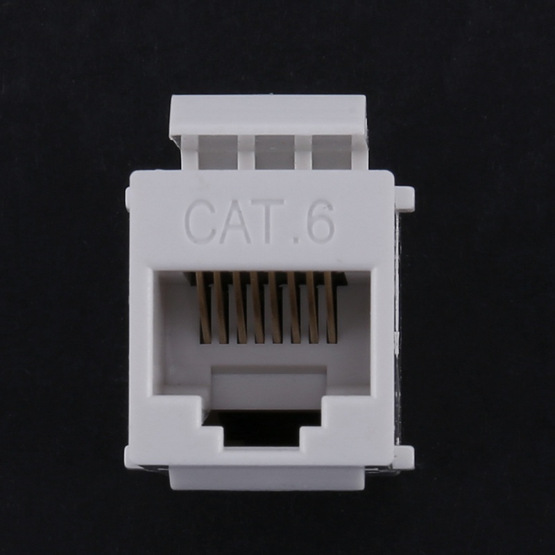 Set 10 Giắc Nối Dài RJ45 Keystone Cat6 LAN Cat6