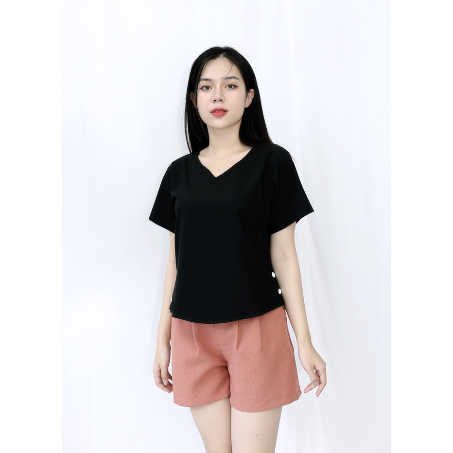 Quần vải MANGBộ đồ Quần Đùi Áo Kiểu O Áo vải LỤA cao cấp (Quần cam đất áo trắng và đen) - ĐẲNG CẤP QUÝ PHÁI