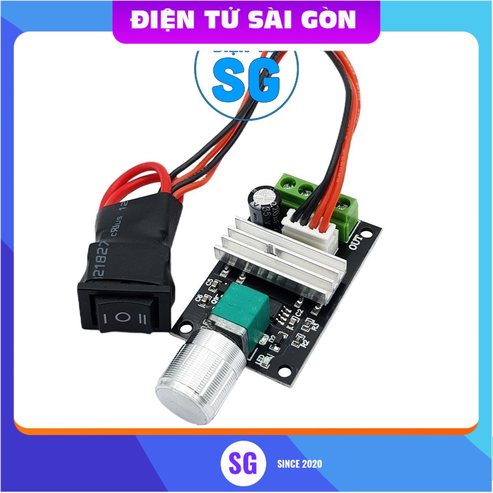 Mạch điều khiển tốc độ động cơ DC 3A có đảo chiều - O8Q1