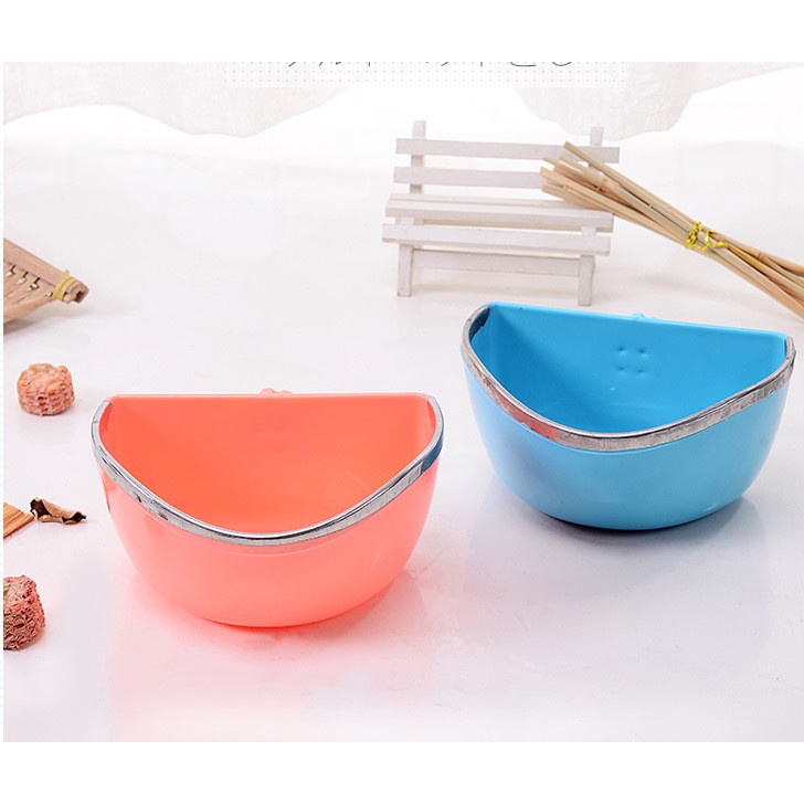 chén nhựa gắn lồng BOER cho chó mèo , thỏ, bọ, sóc,...