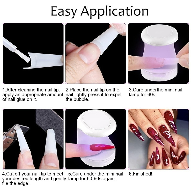 Đèn UV Hong Khô Móng Tay Hình Vỏ Trứng Sạc Cổng USB Tiện Dụng