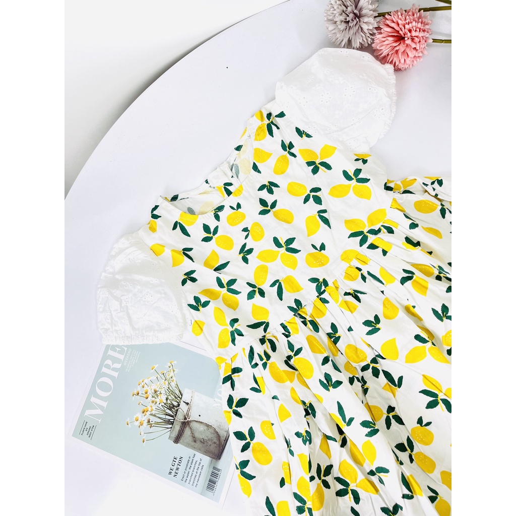 Váy Công Chúa Tay Bồng Dáng Xòe Mẫu Mới 2022 - Hàng Quảng Châu Cao Cấp (V7)