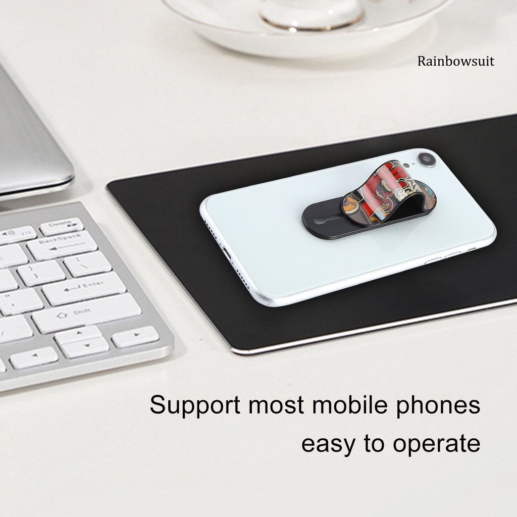 Băng đeo ngón tay giá đỡ điện thoại in họa tiết độc đáo tiện dụng