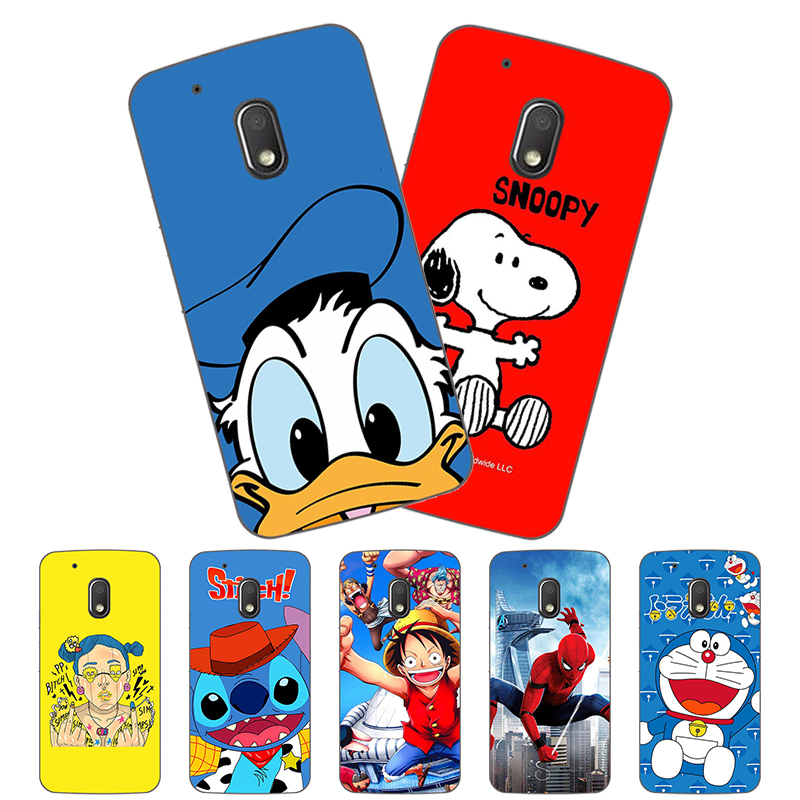Ốp Điện Thoại Hoạt Hình Cho Motorola Moto G4 Play G 4 G4Play 5.0 "Siêu Bao Silicon Mềm Vỏ Điện Thoại