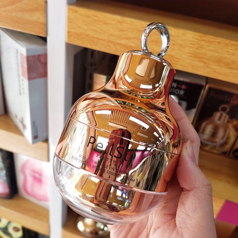 Kem PEILSI 2 tầng kèm máy matxa đẩy tinh chất tặng kèm một chống nắng 50ml