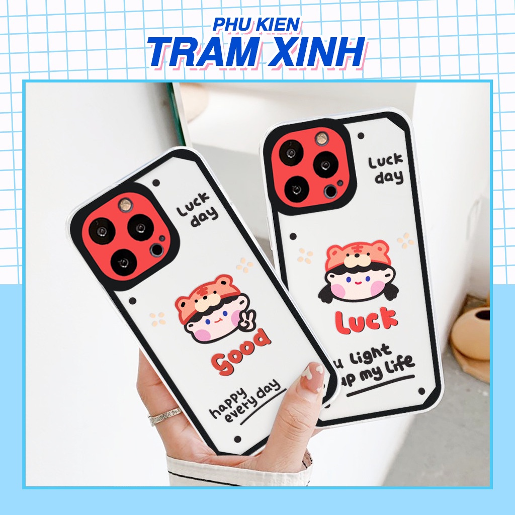 Ốp iphone cạnh vuông bo viền Cặp đôi Good-Luck cho 11/11pro/11promax/12 pro max/13 pro max/6/7/8/plus/x/xr/xsmax-g97