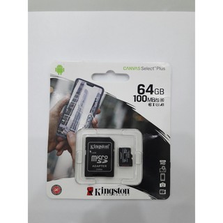 Thẻ Nhớ Micro SDHC Kingston 32GB/64GB Class10 tốc độ đoc 100mbs - BH chính hãng 60 tháng tem SPC/FPT