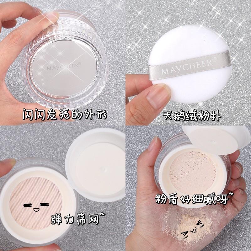(Hàng Mới Về) Phấn Phủ Dạng Bột Maycheer Che Khuyết Điểm Kiềm Dầu Chống Nước Lâu Trôi | BigBuy360 - bigbuy360.vn