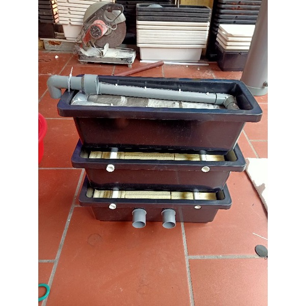 Baki lọc hồ cá lọc dàn mưa ful vật liệu lọc.kt 48 x 20 x 16cm