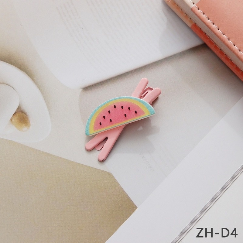 Kẹp Tóc Nhựa Hình Cầu Vồng Dễ Thương Cho Bé Gái