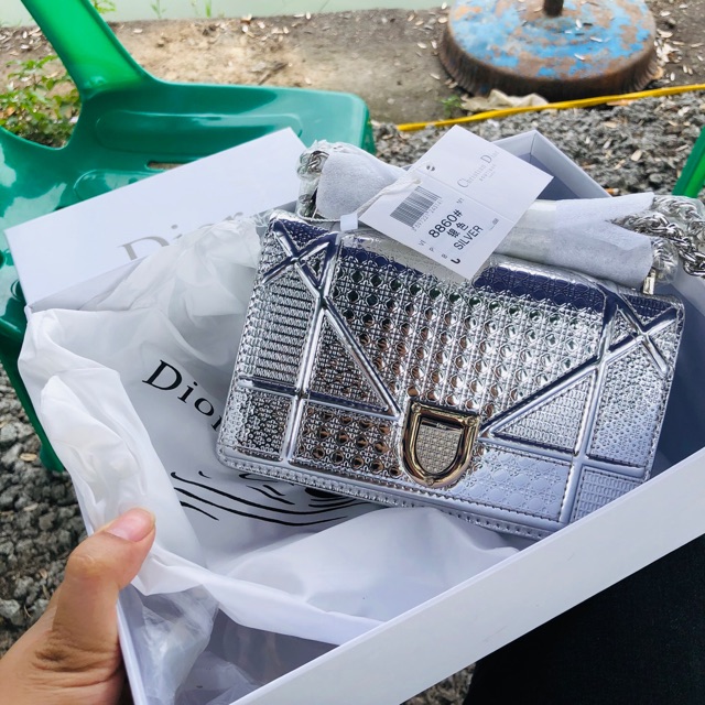 Túi D.i.o.r rama bạc ko hộp