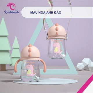 Bình Tập Uống Nước 220ml [KICHILACHI Chính Hãng], Trên 6 Tháng Tuổi, Có Van Chống Sặc, Nhựa Tritan Cao Cấp - HBQ Kids