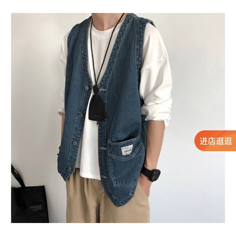 Áo gile nam nữ ulzzang phong cách vintage