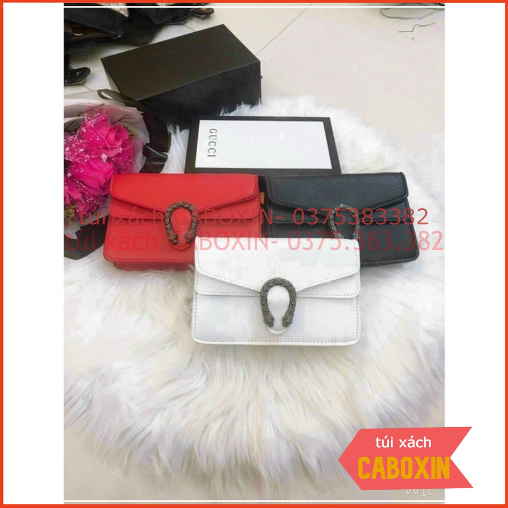 túi xách đeo chéo nữ đầu rồng size 18  -CABOXIN tuyển sỉ toàn quốc