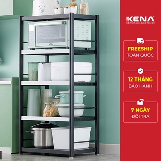 Kệ để nồi chiên không dầu, kệ để nồi cơm điện KENA phủ sơn tĩnh điện ngăn kéo ra vào tiện lợi KN 273 ngang 55cm