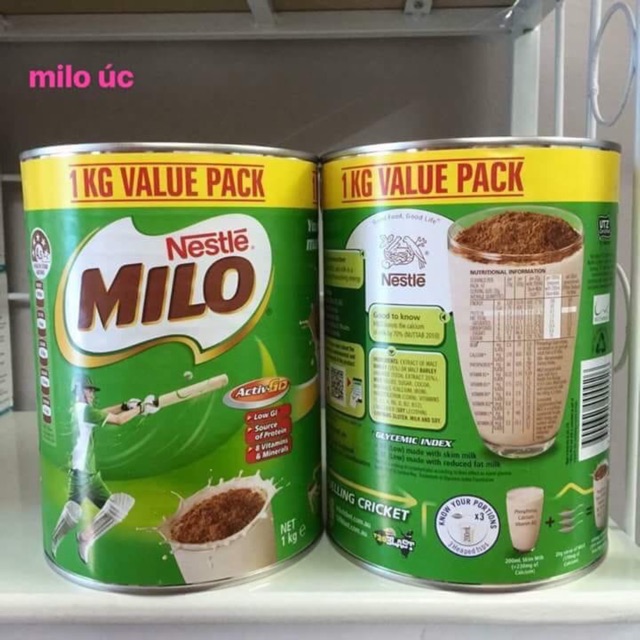 (Date 11/24) Sữa Milo Úc hộp 1kg