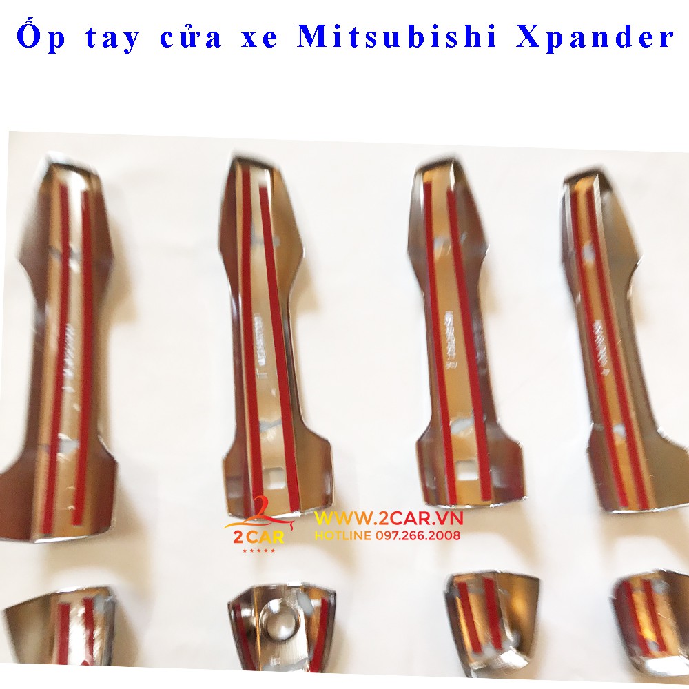 Bộ ốp tay nắm, hõm cửa xe Mitsubishi Xpander, Xpander CROSS 2018- 2021