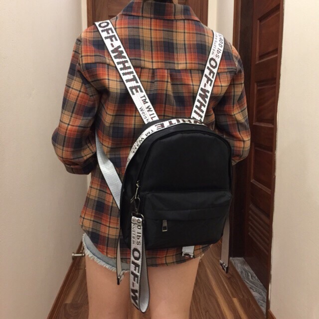 Balo thời trang off-white