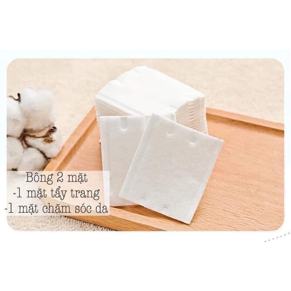 Bông tẩy trang cotton pads 222  | bông tẩy trang Smart mane-MIẾNG TẨY TRANG 3 lớp -CHẤT LƯỢNG