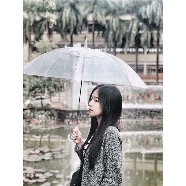 Ô Trong Suốt Ô dù Sống Ảo Đạo Cụ Chụp Ảnh
