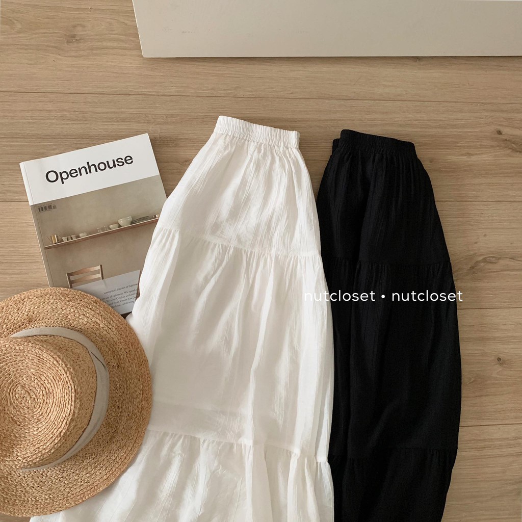[Mã FADIRECT20 giảm 20K đơn 150K] Chân váy dài thô voan _ CV0027 | BigBuy360 - bigbuy360.vn