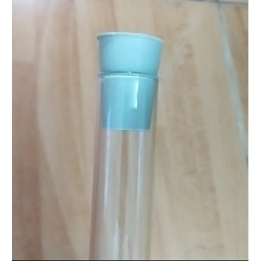 Ống nghiệm thủy tinh có nút cao su