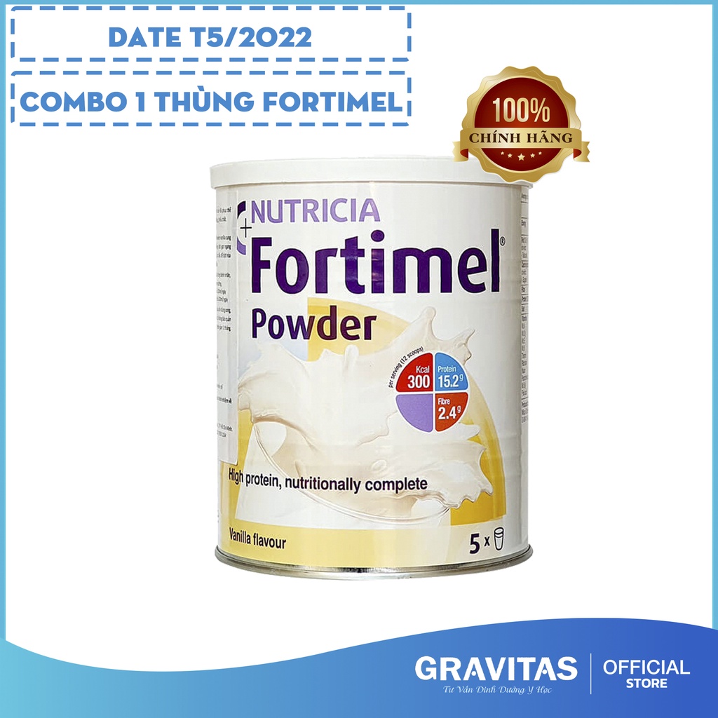 [ COMBO 1 THÙNG ] Sữa Fortimel Powder Vị Vanilla 335gm