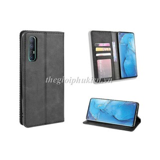 Bao da dạng ví OPPO Reno3 Pro Luxury Leather