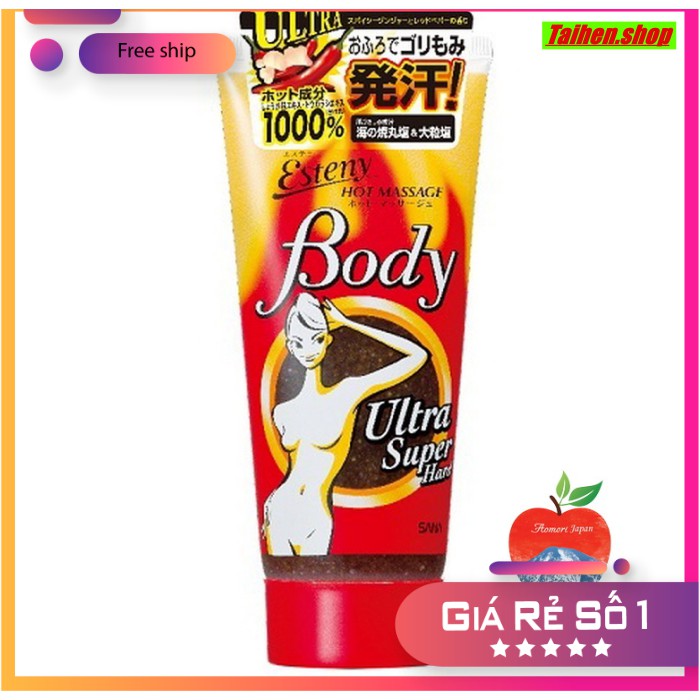 Kem tan mỡ Esteny Body Hot Massage Gel