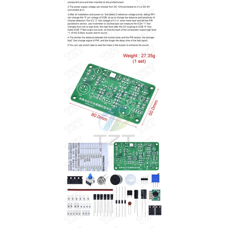 Cảm Biến Hồng Ngoại Chống Trộm Cơ Thể Người Hc-Sr501