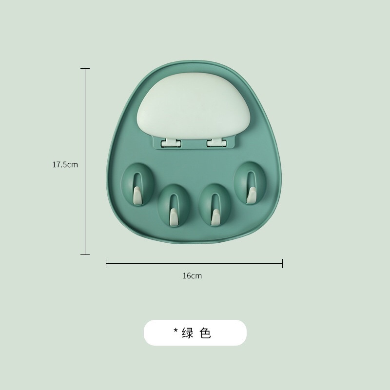 Giá để nắp nồi -gắn tường hình chân mèo đa năng tiện dụng cho nhà bếp Giá để đũa , muỗng , vung xoong tiện lợi nhà bếp