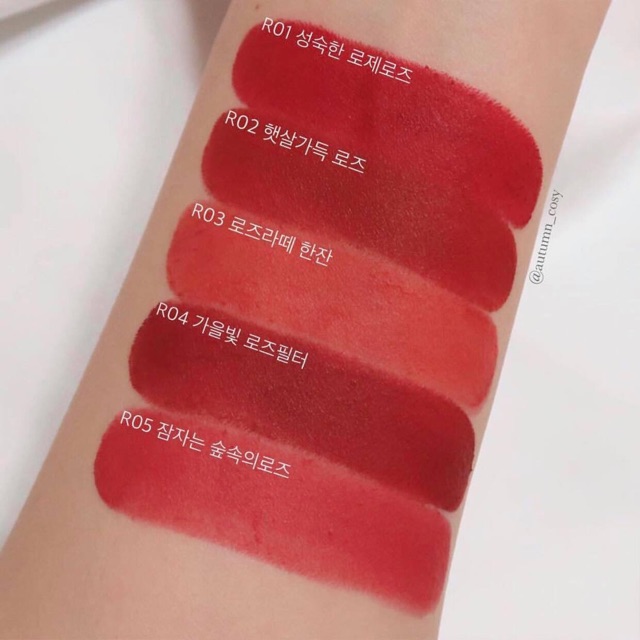 Son thỏi BLACK ROUGE ROSE VELVET LIPSTICK