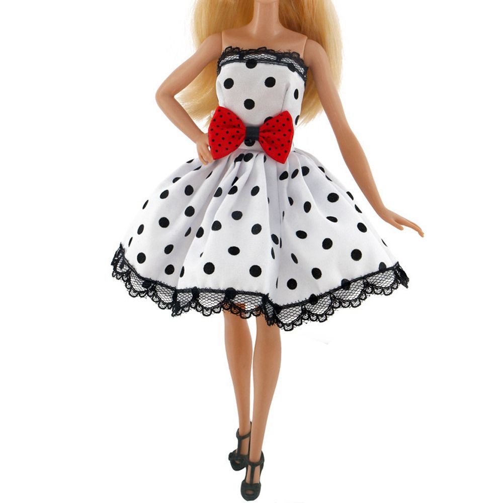 Váy búp bê đồ chơi màu cầu vồng xinh xắn 30cm