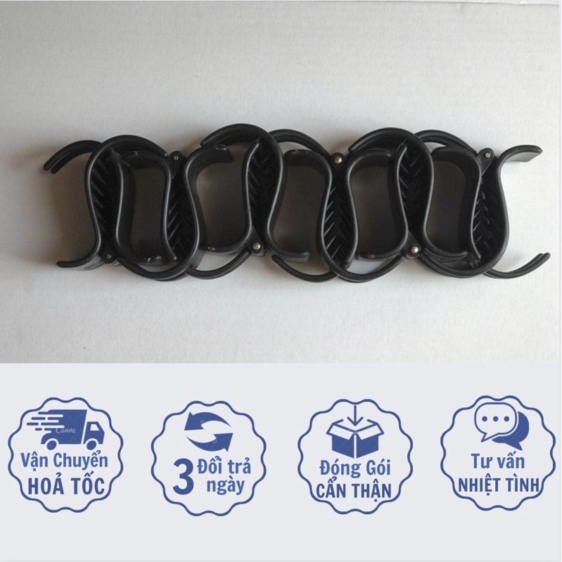 Kẹp càng cua loại 5 răng và 3 răng bằng nhựa  siêu bền CMRN05
