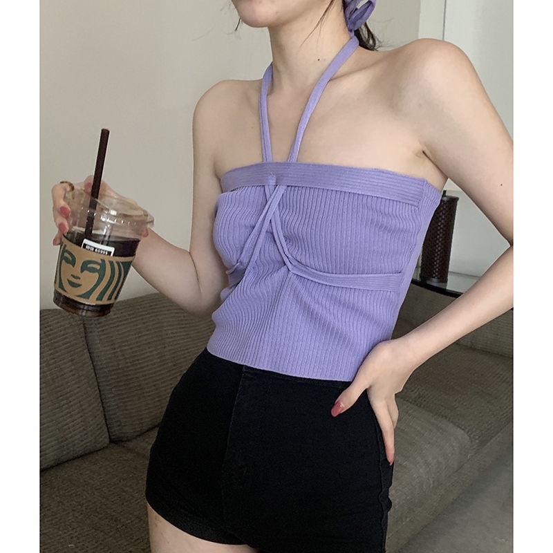 COZOK Áo Tank Top Không Tay Thiết Kế Quyến Rũ Thời Trang