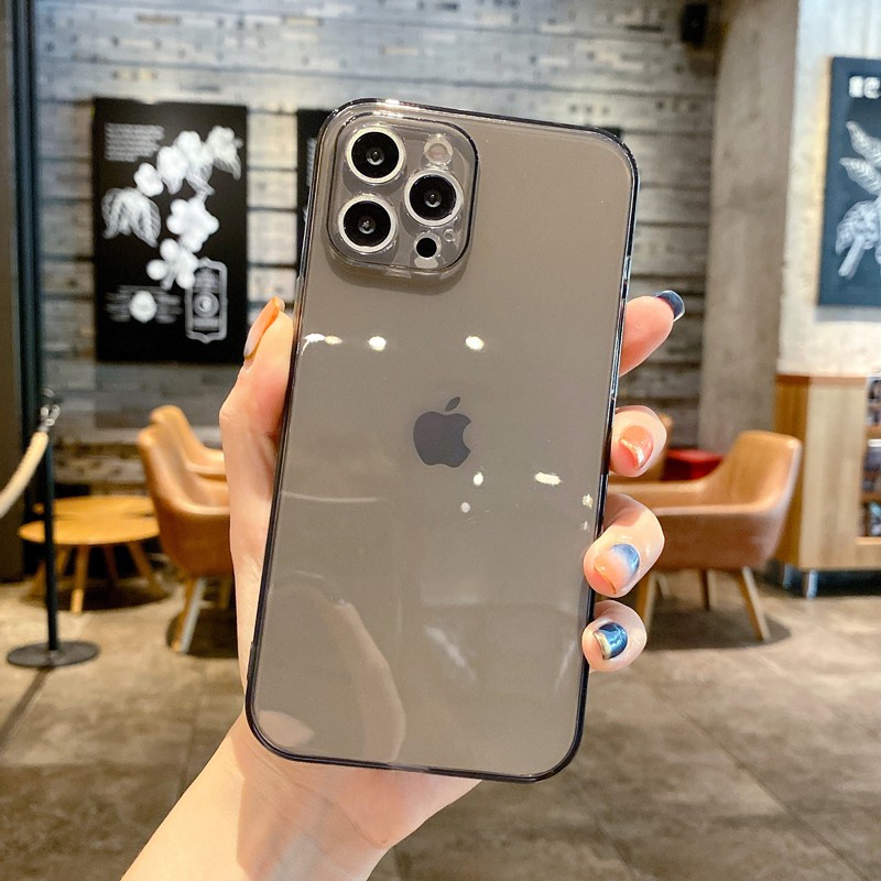 Ốp Điện Thoại SUNTAIHO Bằng TPU Mềm Trong Suốt Bảo Vệ Camera Cho iPhone 11 12 11 Pro Max 12mini Xs Max X XR 7 8 Plus